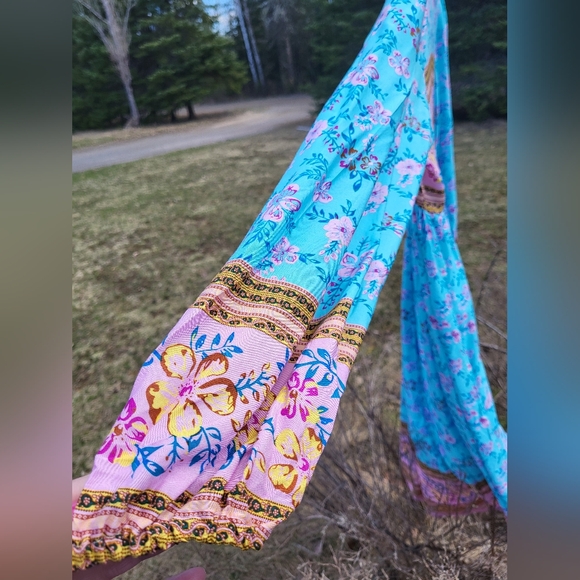 "Double Front Tie Bohemian Bliss" CHERIE BLISS Dress - Picture 5 of 5